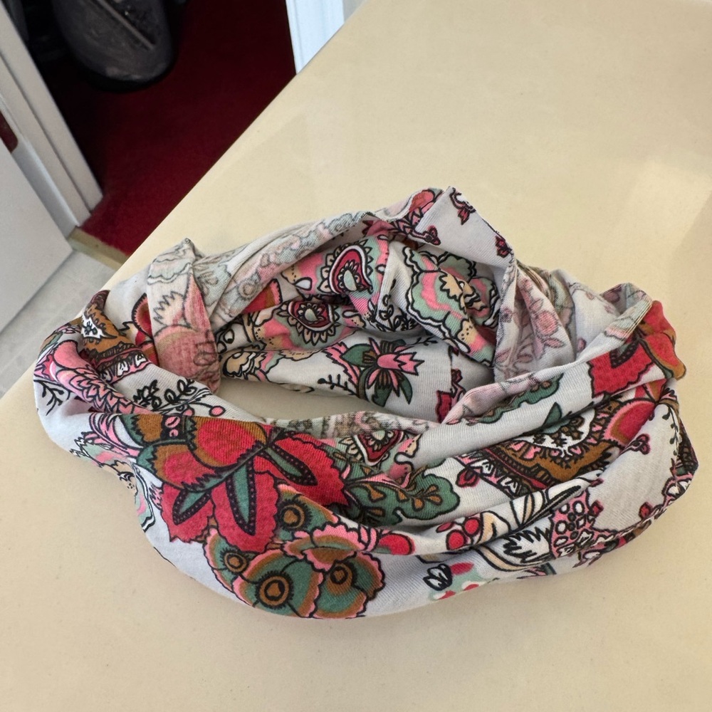 Floral Multicolor Scrunch Headband - Women Accessories